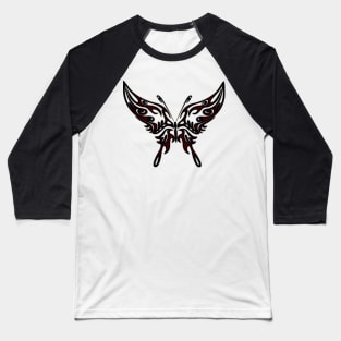 Butterfly Charred Baseball T-Shirt